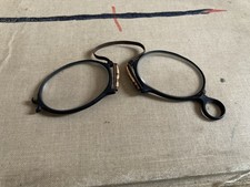Antique 1900-20 Pince Nez Folding EYEGLASSES, Costume, Optical, Theatre,