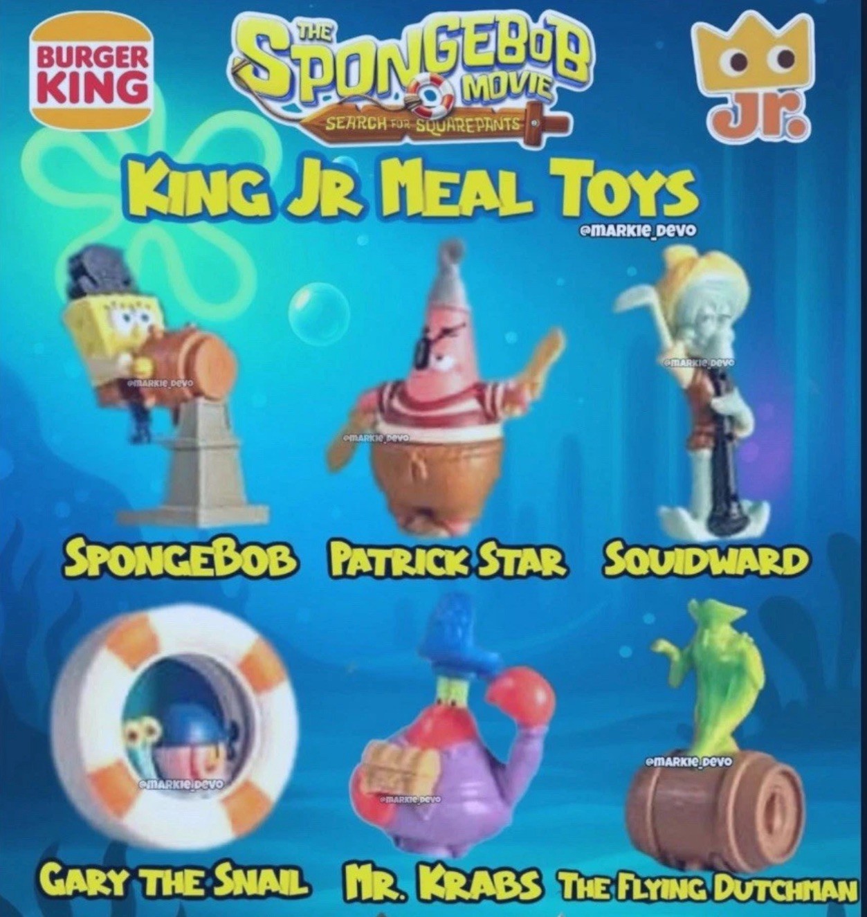 Burger King SpongeBob Movie Toys COMPLETE SET 2025!