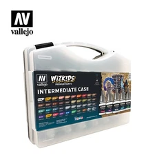 Vallejo Paint 80261 Wizkids Intermediate Starter Case Acrylic Paint (Set of 40)