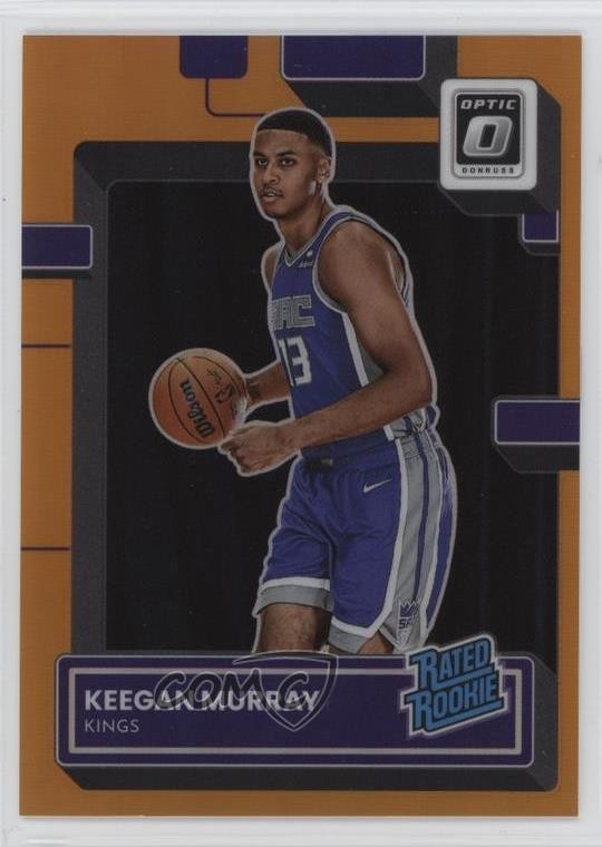 2022 Panini Donruss Optic Rated Rookie Orange Prizm /199 Keegan Murray #214 oh4