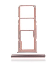 Replacement Dual Sim Card Tray Compatible For Samsung Galaxy A71 A715 - Pink