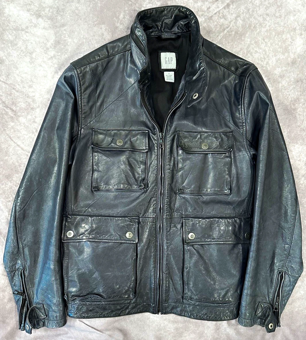 Gap Leather Outer Shell Coats, Jackets & Vests for Men for Sale