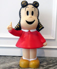 2pc LOT VTG RARE 1999 LITTLE LULU 9" PLASTIC BANK LULU 2001 FUNKO WACKY WOBBLERS — photo 10