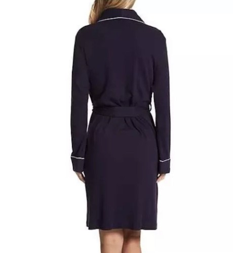 Ralph Lauren Women's Quilted Shawl Collar Robe - Size XL - Navy - Picture 2 of 7