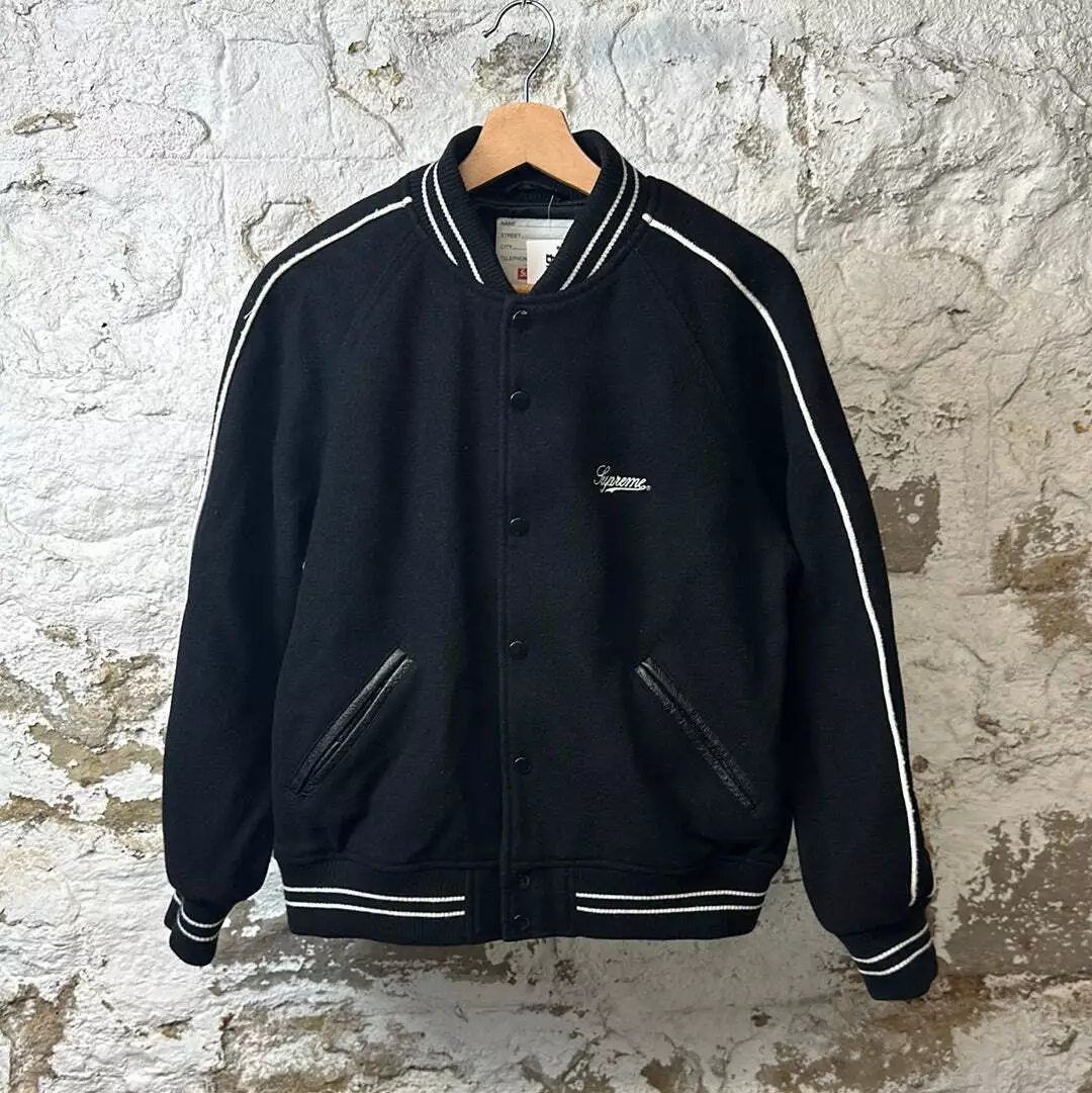 Veste universitaire Supreme It's All Bollocks noire taille S