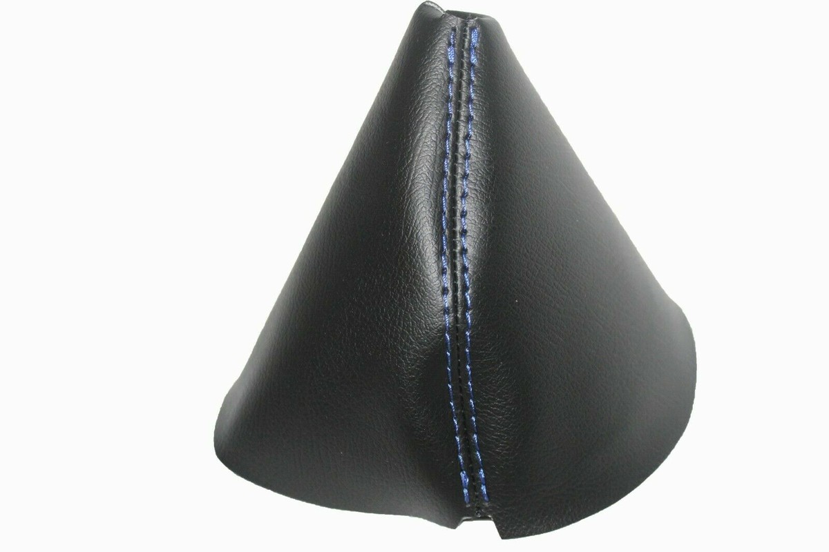 w/Blue Stitching Real Leather Manual Shift Boot For 90-96 Nissan