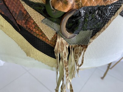 Celia Panella one of a kind vintage belt. Celia Panella Vintage One of a Kind Leather Belt | eBay main image 3