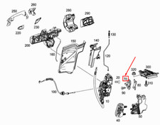 Neu MERCEDES-BENZ CLS C257 T&uuml;rschloss vorne A0997230400
