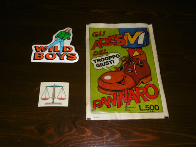 EMPTY BAG WITH TWO STICKERS OF PANINARO EDITIONS ZANETTI