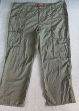 Mossimo Women 36W Outdoor Utility Relax Cargo Convertible Military Green Pants