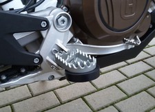 Supermoto Rastenschleifer Rasten Pads passt für KTM Husaberg Husqvarna schwarz