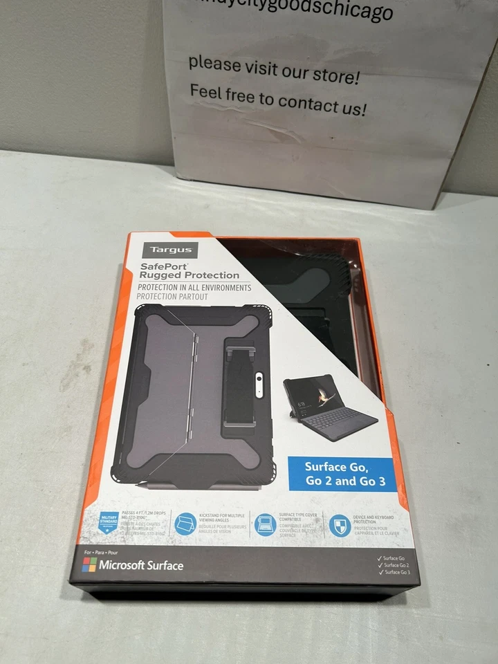 Targus SafePort® Rugged MAX for Microsoft Surface™ Go Black  THD491G - Image 3 of 4