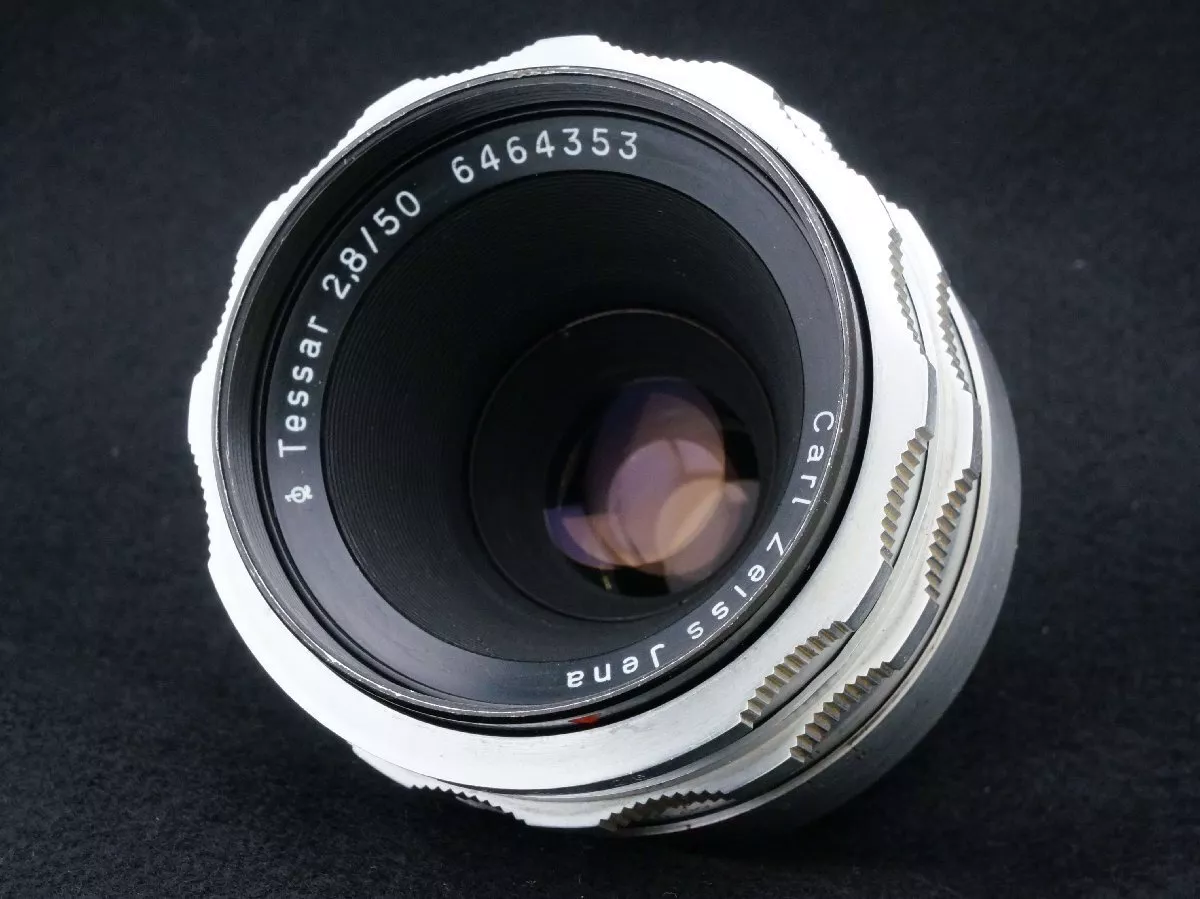 Carl Zeiss Jena Tessar 50mm F2.8 M42 Mount Silver Preset Aperture Carl  Zeiss Jen