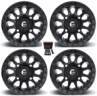 Fuel Vector UTV Wheels Black 15'' Polaris RZR Turbo S / RS1 (4)