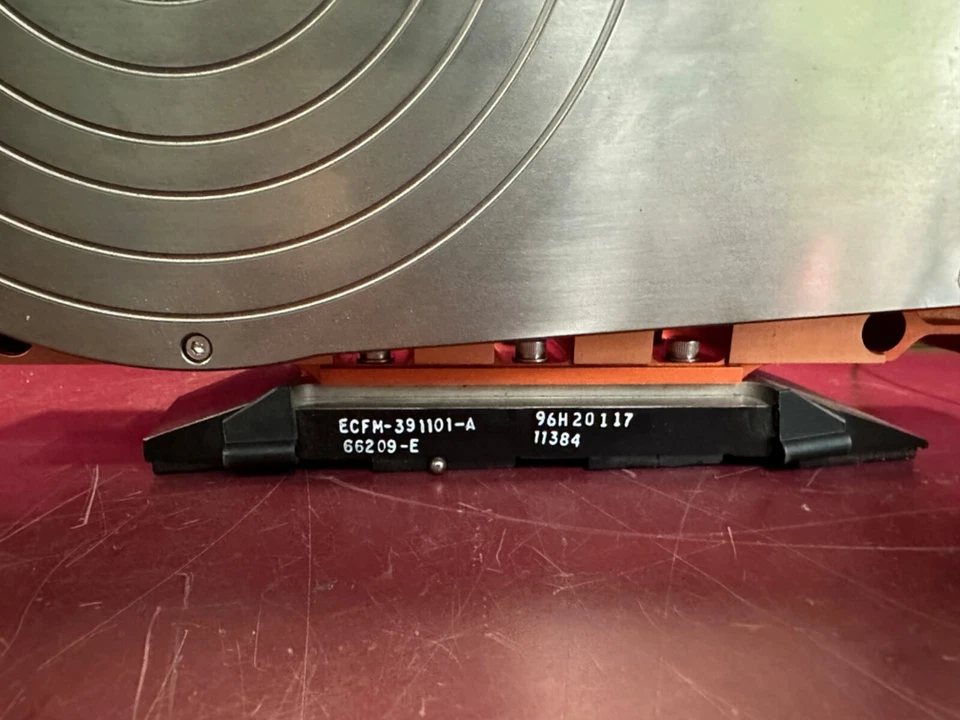 Pieza láser ESI 200mm etapa de oblea 66209-E ECFM-391101-A 9250 COMO ESTÁ SIN PROBAR Foto 2 de 4