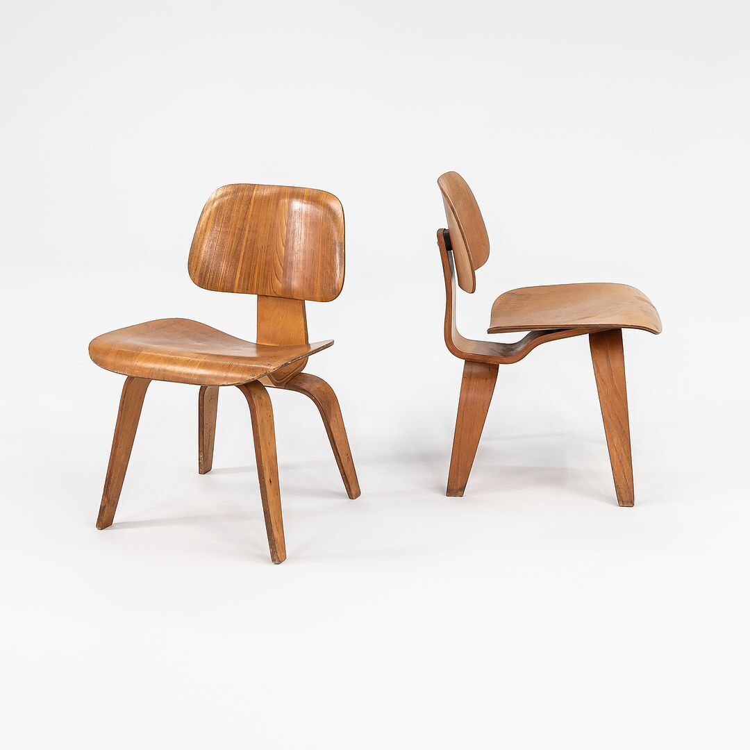 1946 Pair of Rare Evans Eames Herman Miller DCW Dining 1946 Pair of Rare Evans Eames Herman Miller DCW Dining