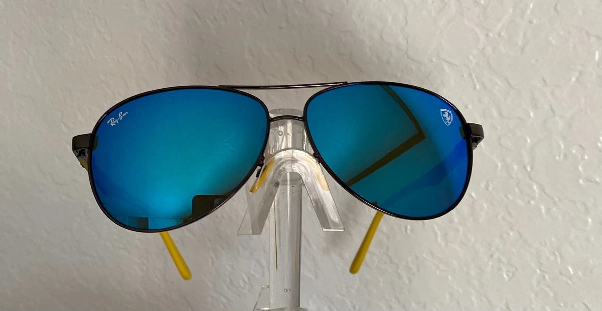 ⭐︎Final price⭐︎Ray-Ban アビエーター サングラス ブルーレンズ Ray-Ban Blue Aviator Sunglasses for Men for sale - eBay