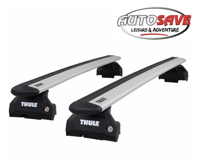 Thule WingBar Evo Silver Roof Bars Set fit BMW 5 Series Gran Turismo 5-Dr 09-17