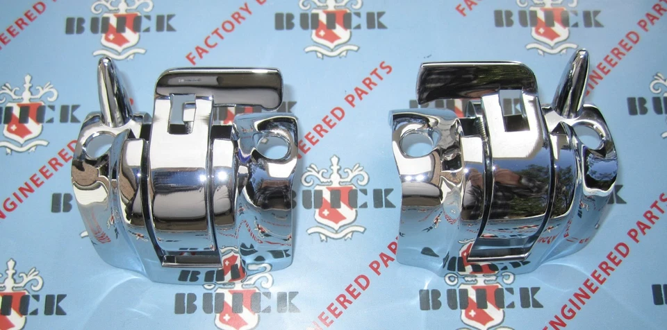 1961-1963 Buick Special & Skylark Convertible Top Latches Chrome Plated New Pair - Image 4 of 4