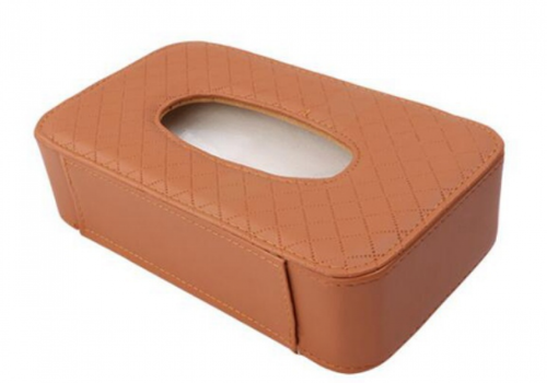 Car napkin holder, car supplies, leather tissue box, towel dispenser, car - Picture 17 of 17