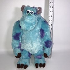 Sulley Monsters Inc 15" Plush Doll Pixar Sully Disney Store Authentic
