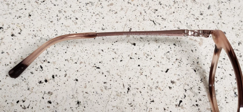 Gafas Swarovski "SK5249" Beige Marcos Mármol Usadas Muy Bonitas Foto 3 de 4