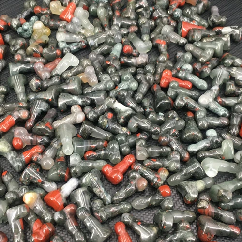 Wholesale Natural mix mini Penis Carved quartz Crystal Massager Wand Healing - Picture 242 of 296