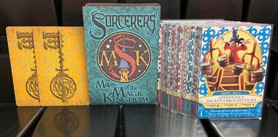 Sorcerer s of the Magic Kingdom Trading Cards # 1-60 Plus Map & 2 Key Cards