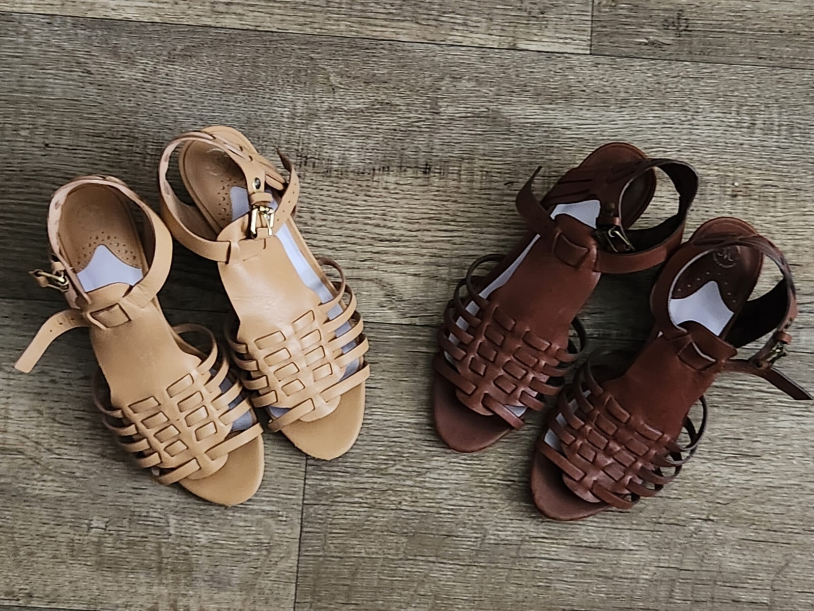 Sandali Johnston & Murphy donna tacco con cinturini lotto di 2 (marroni marroni taglia 6M)