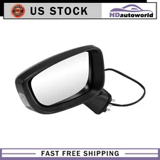 Driver Side Mirror For 2016-2018 Toyota YARIS IA Manual Fold Power Black