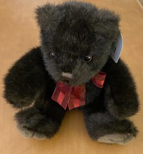 Aurora Beary Friends Dark Brown Bear Named Buddy Plush 7"