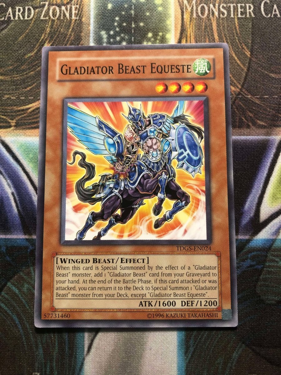 GLADIATOR BEAST EQUESTE *** TDGS-EN024 YUGIOH! | eBay