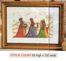 THREE WISE MEN  CROSS STITCH PATTERN  ONLY  EQ - RRR