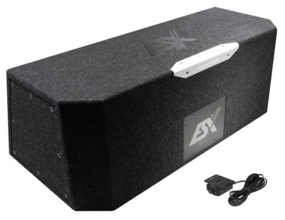 ESX DBX208BPA Aktive Active Subwoofer Dual Bandpass Subwoofer 2x 20cm