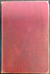 Webster’s New World Dictionary — 1960