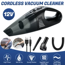 Car Vacuum Cleaner, Portable Handheld Mini Vacuum Cleaner Cordless Air Duster