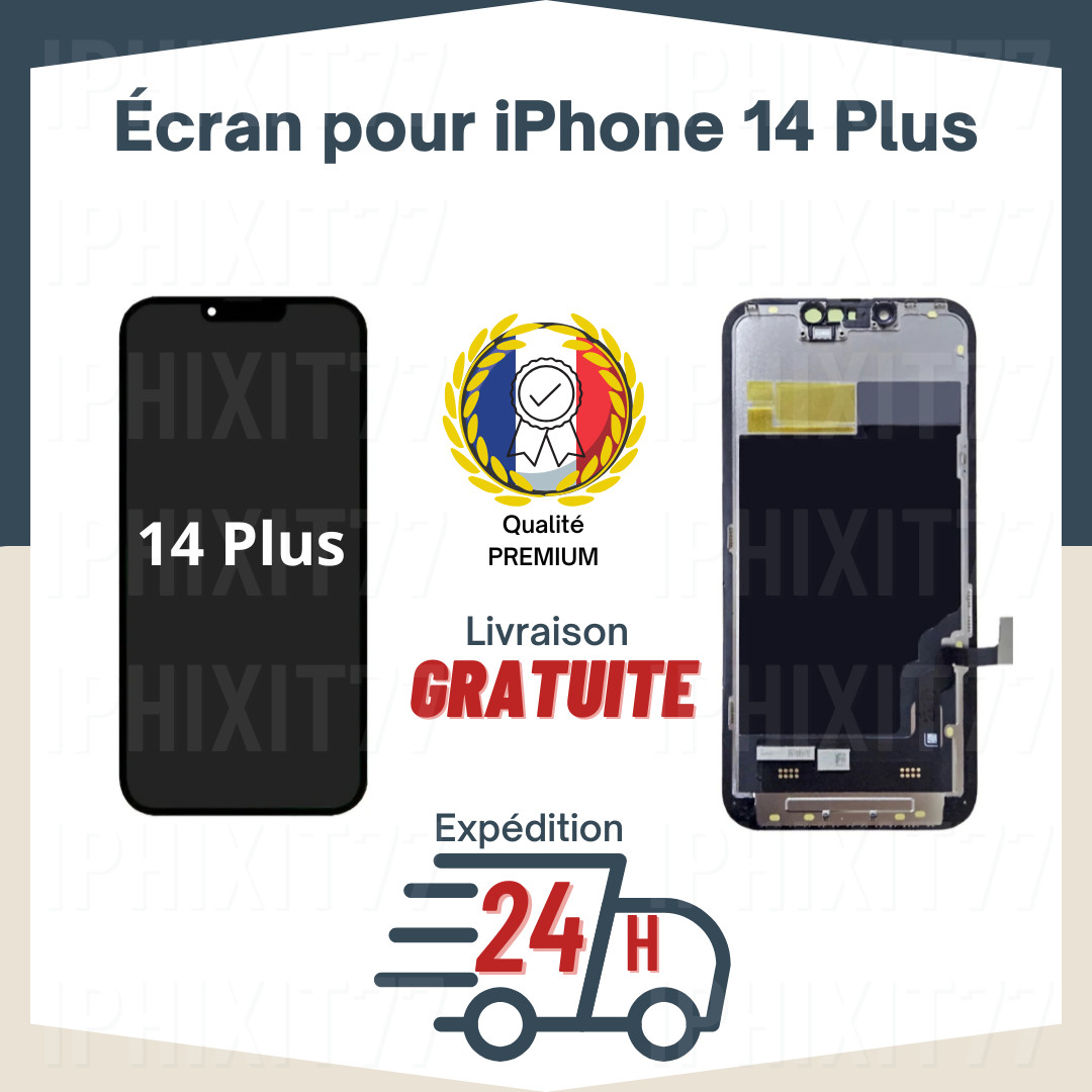 Écran pour iPhone 14 Plus complet vitre tactile de rechange pour réparation