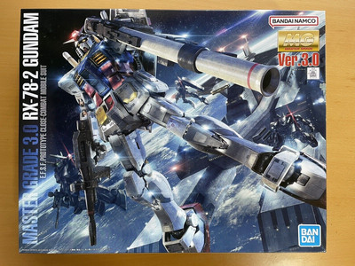Bandai Master Grade RX-78-2 Version 3.0 Gundam MG Model plastic model JAPAN