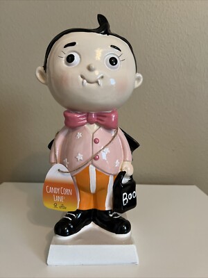 Candy Corn Lane Vampire Boy Decor 12  Tall