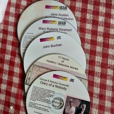 Huge collection - Any 5 Audiobooks £15 from our collection Mp3 CD or DVD