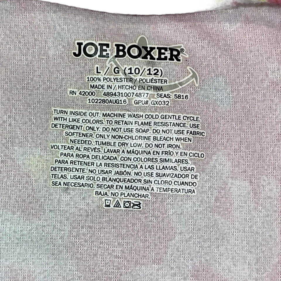 Camisón Joe Boxer Niñas Rosa Reno Hasta la Rodilla Cálido y Acogedor Talla 10/12 Usado en Excelente Condición Foto 3 de 3