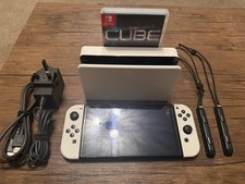 Nintendo Switch OLED 64GB White Model with 128GB Memory Card