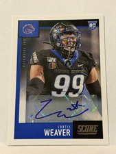 Curtis Weaver 2020 Score Rookies Auto 339