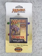 Magic The Gathering Starter Level DEADLY INSTINCT Deck Sealed On Cardstock