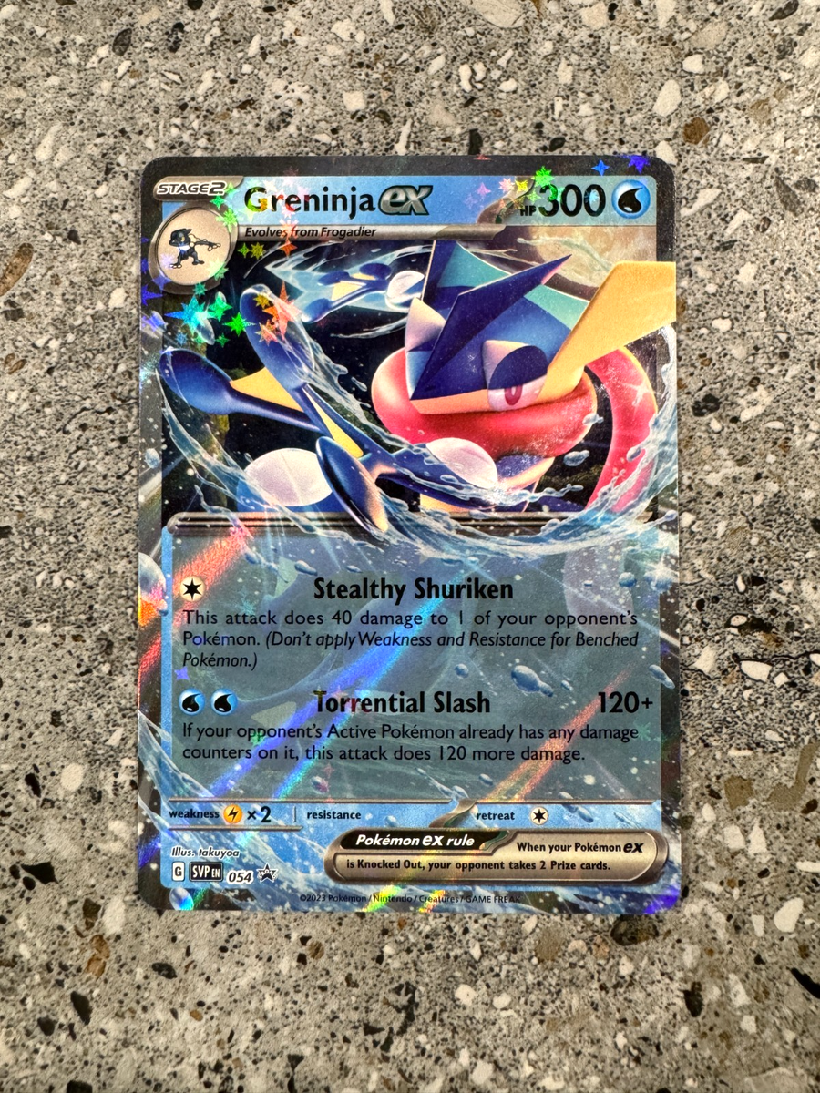 Pokemon TCG Cards Greninja ex SVP054 Black Star Promo Holo NM-M | eBay