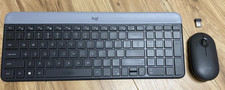 Logitech K470 Slim Wireless Keyboard  M340 Mouse Combo with Dongle-Tested