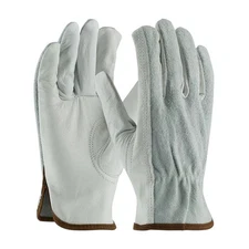 Protective Industrial Products Drivers Gloves Natural Regular Grade Top Grain