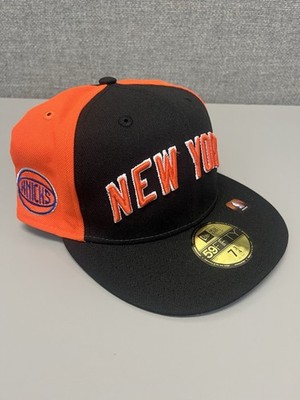 New York Knicks City Edition 59FIFTY Fitted Hat by New Era. Black