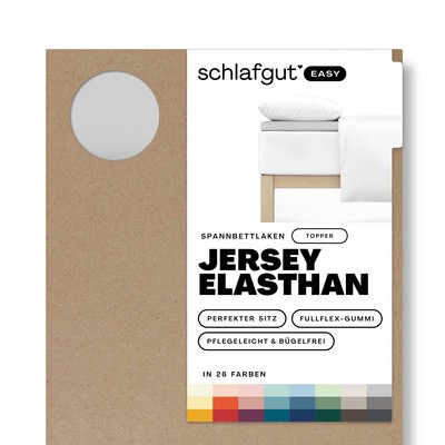 Adam Matheis Topperbezug EASY Jersey BL 100x200 cm grau