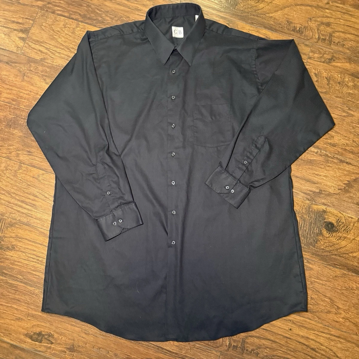 2xl black dress shirt Solid Big & Tall Shirts for Men for sale Startupprize